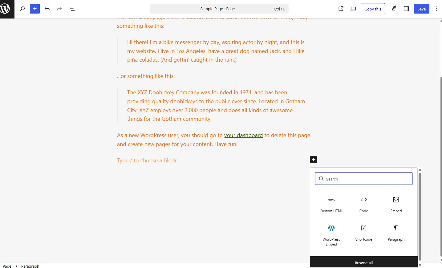 Insert Via Custom Html Block - Modulon Chat Plugin