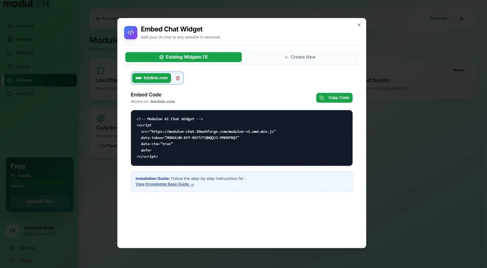 Embed Widget 4 - Modulon AI ChatBot Embed Widget 4 - Modulon AI ChatBot