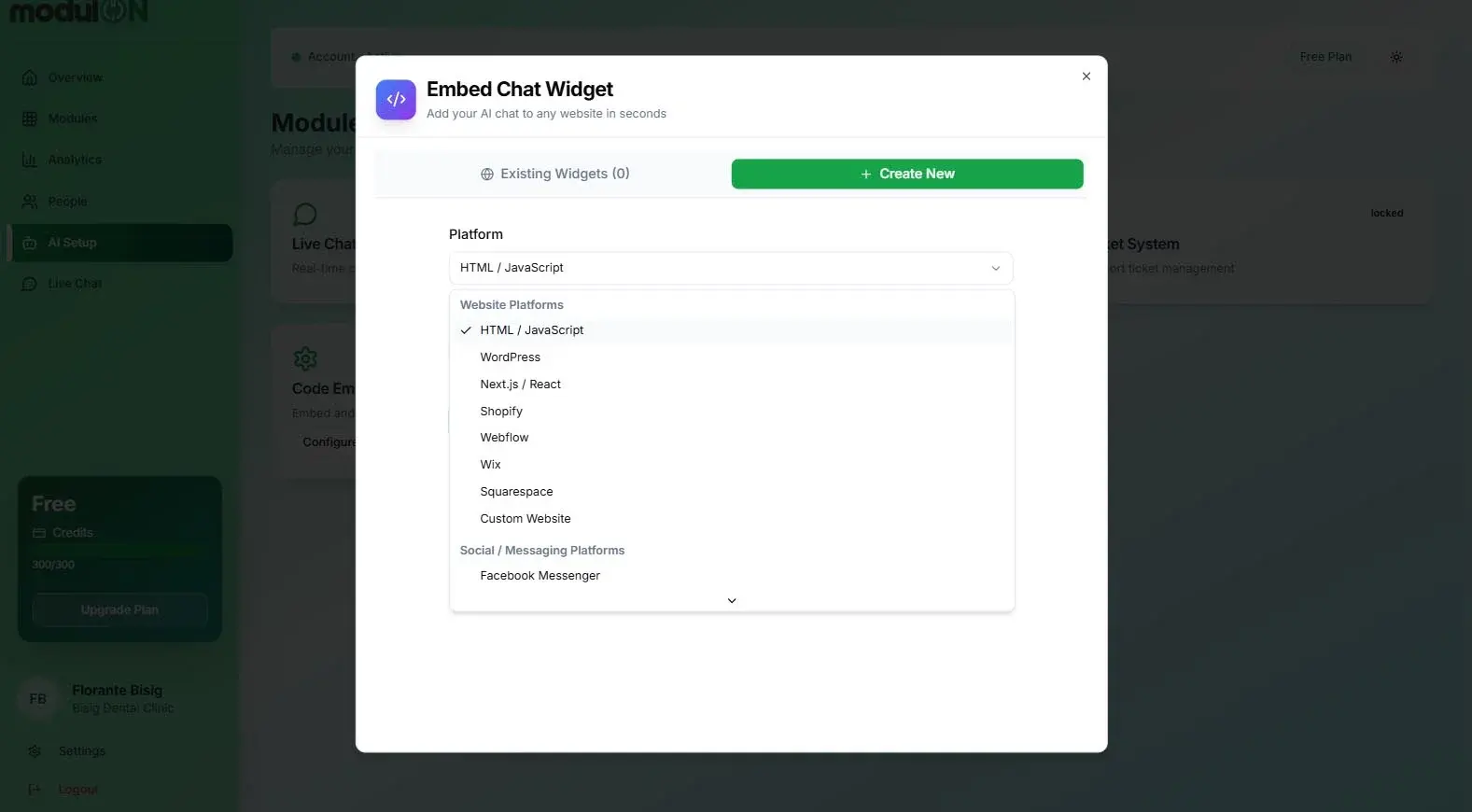Embed Widget 2 - Modulon AI ChatBot Embed Widget 2 - Modulon AI ChatBot